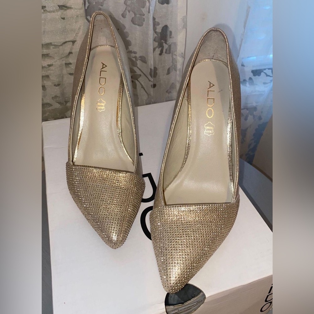 Aldo Gold Heels